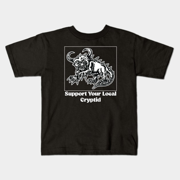 Hodag support your local cryptid - hodag Kids T-Shirt by Be Cute 